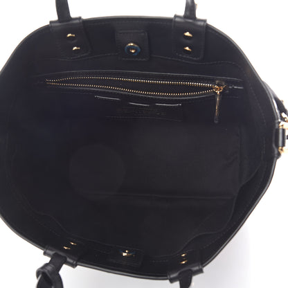 Dolce & Gabbana Calfskin Graffiti Printed Beatrice Tote Black 5 of 9