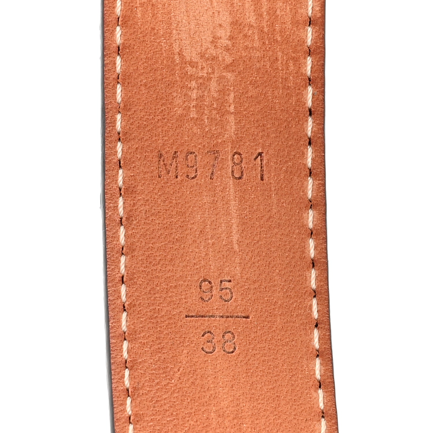 Louis Vuitton LOUIS VUITTON Mini Monogram 25mm LV Initiales Belt 95 38 4 of 8