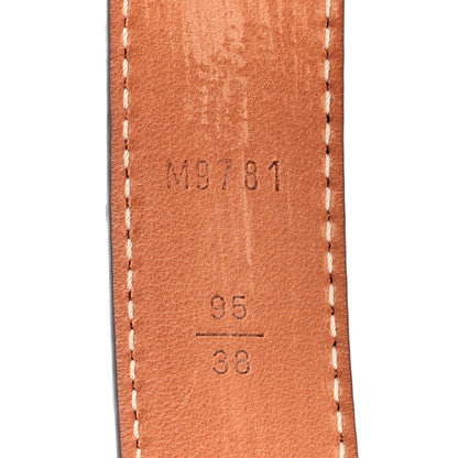 Louis Vuitton LOUIS VUITTON Mini Monogram 25mm LV Initiales Belt 95 38 4 of 8