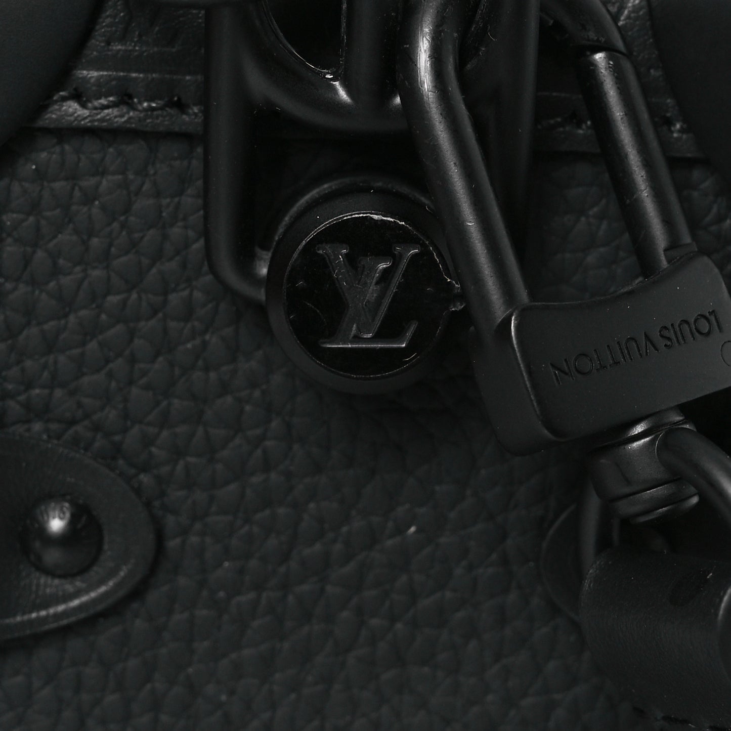 Calfskin Side Trunk MM Black