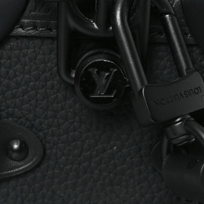 Louis Vuitton Calfskin Side Trunk MM Black 10 of 12