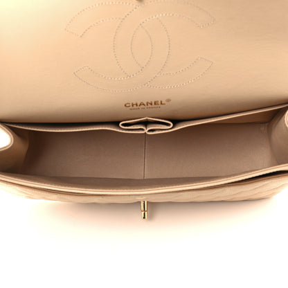 Chanel Caviar Quilted Jumbo Double Flap Beige Clair 5 of 12