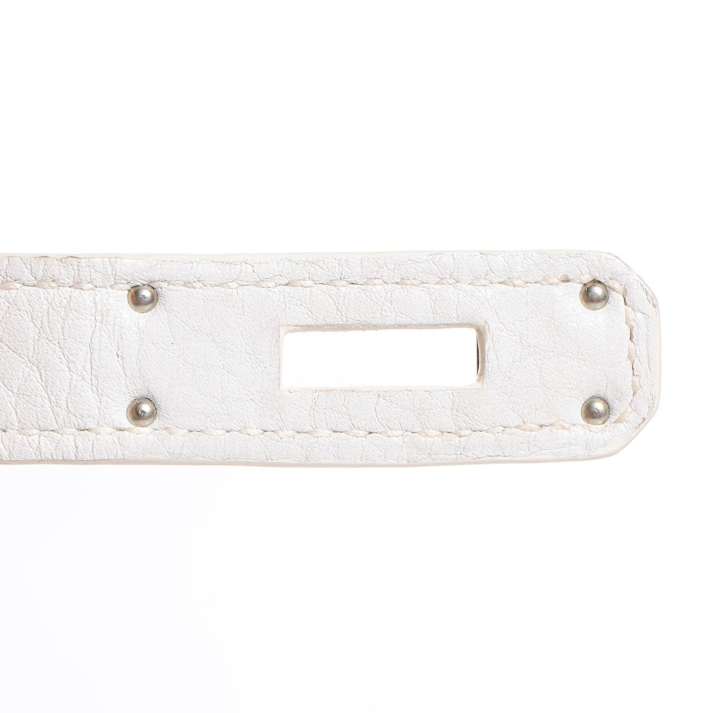 Taurillon Clemence Birkin 30 White