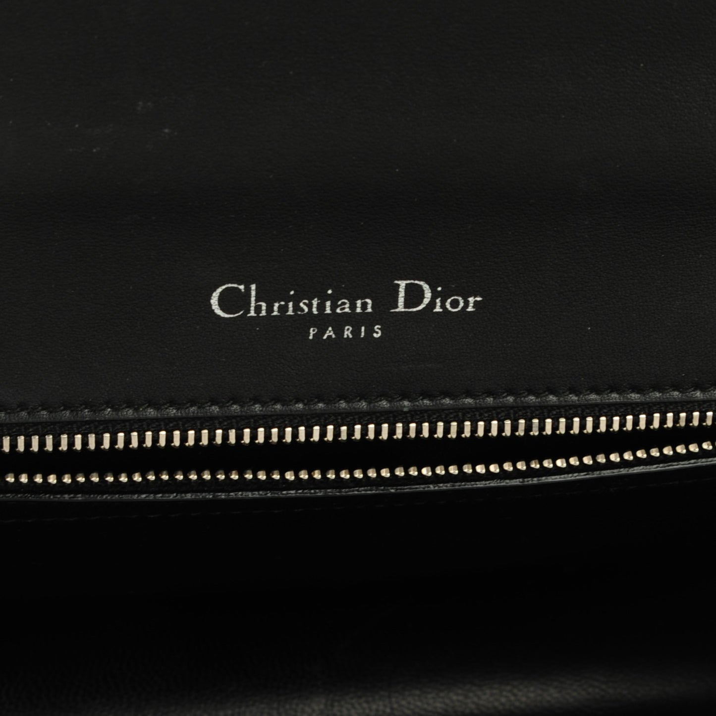 Calfskin Paradise Diorama Flap Bag Black