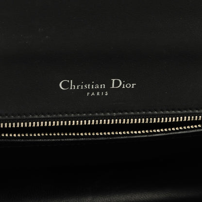 Christian Dior Calfskin Paradise Diorama Flap Bag Black 5 of 9