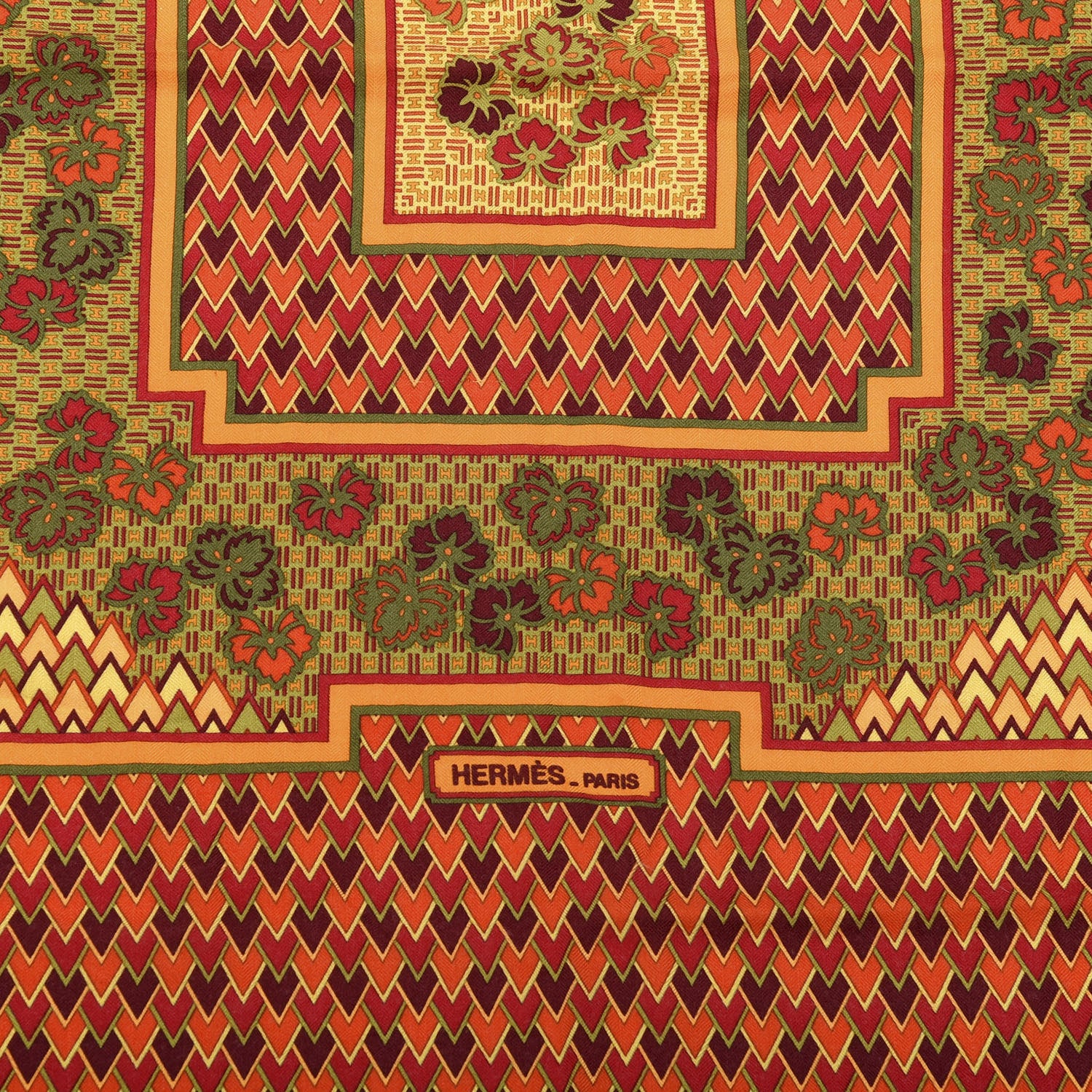 Hermes Cashmere Silk Srinagar Shawl 140 3 of 4