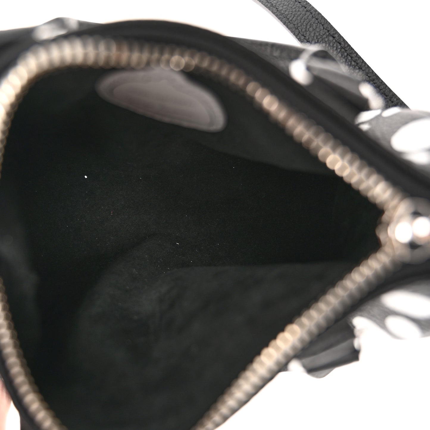 LV X YK Empreinte Infinity Dots Nano Speedy Bandouliere Black White