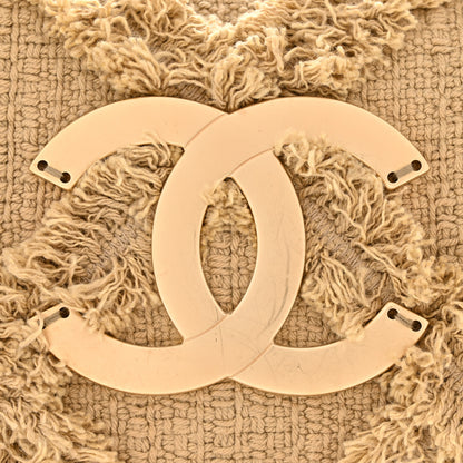 Chanel Tweed Nature Medium Single Flap Dark Beige 30 of 34