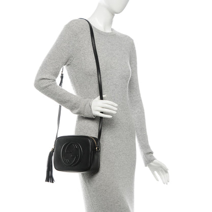 Gucci Pebbled Calfskin Small Soho Disco Bag Black 2 of 7