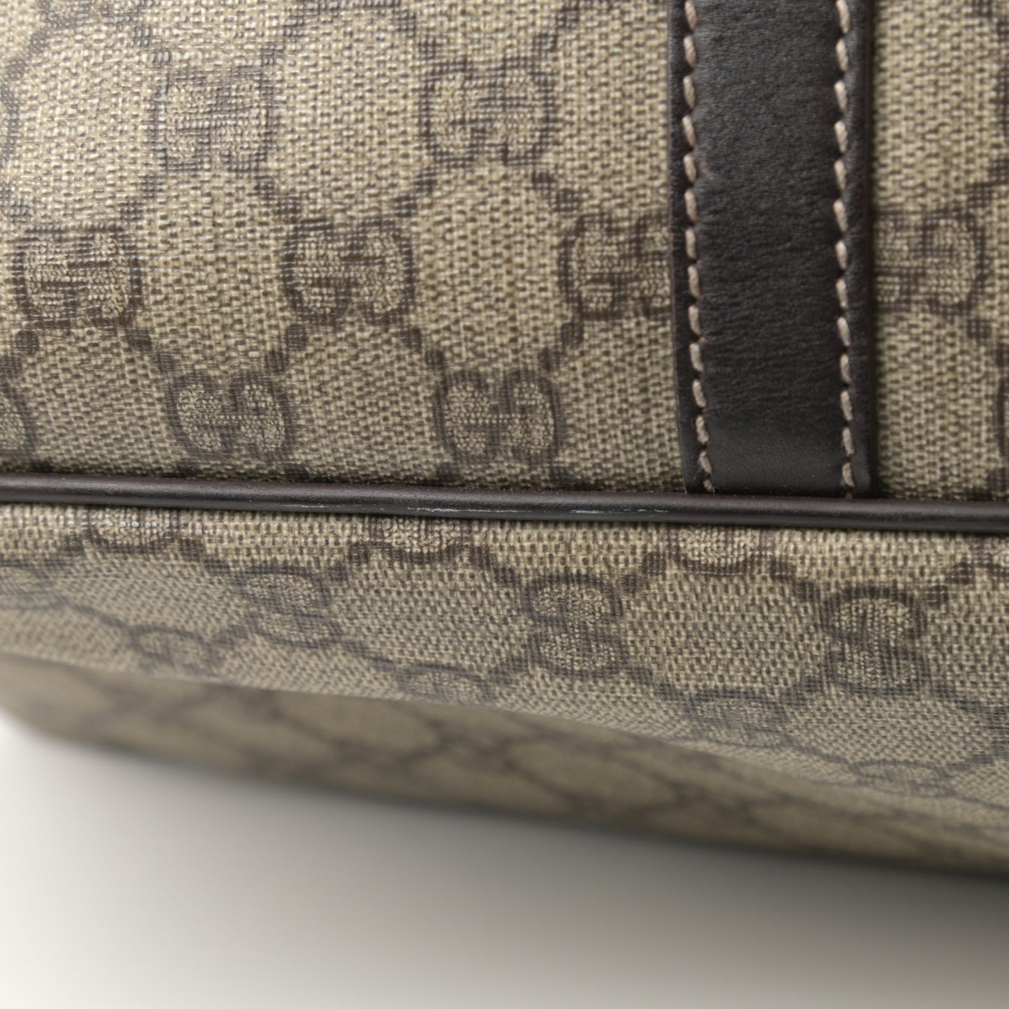 GG Plus Monogram Medium Carry On Duffle Dark Brown