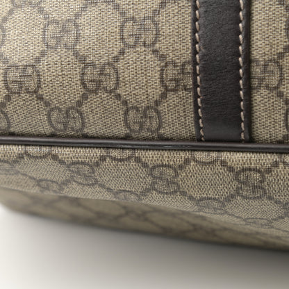 Gucci GG Plus Monogram Medium Carry On Duffle Dark Brown 11 of 19