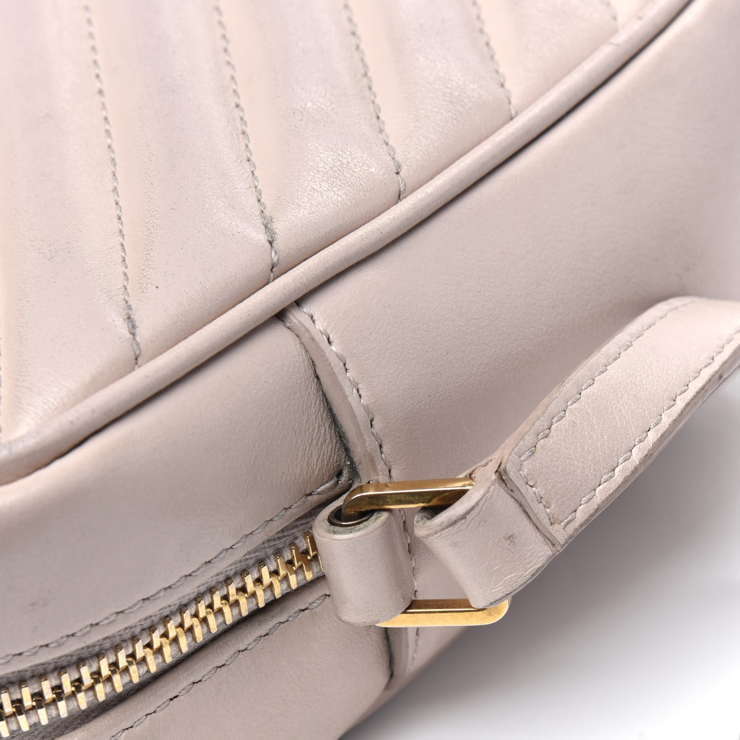 Calfskin Matelasse Monogram Lou Camera Bag Washed Light Pink