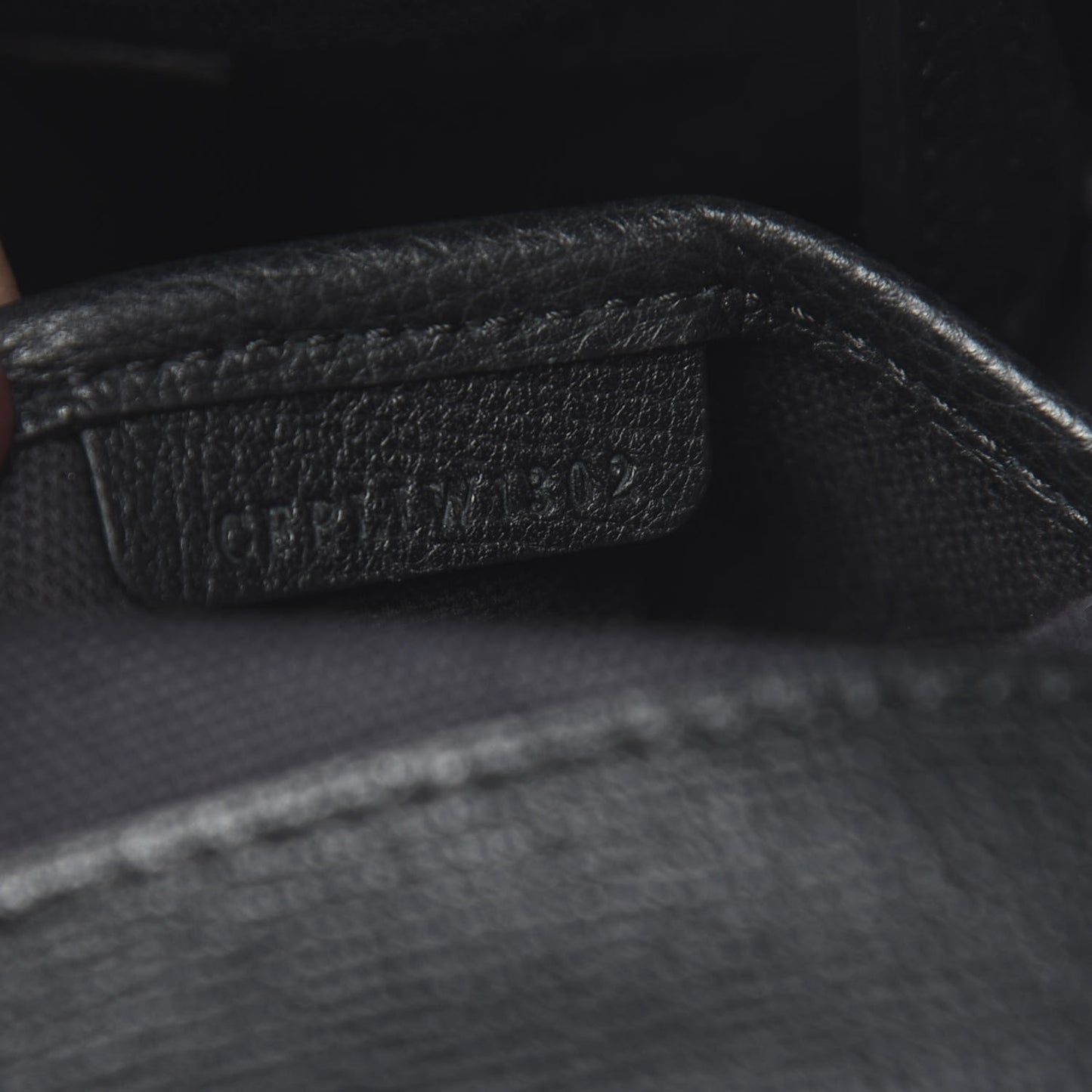 Grainy Calfskin House Check Small Banner Tote Black