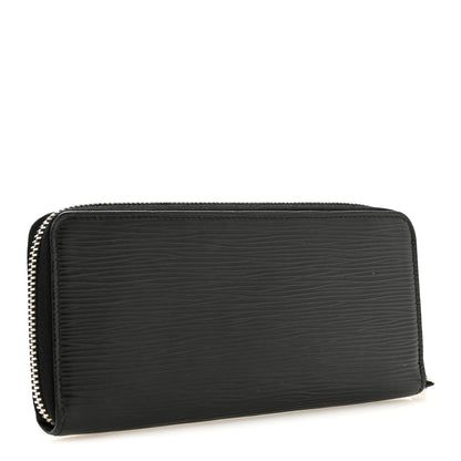 Louis Vuitton Epi Clemence Wallet Black 3 of 11