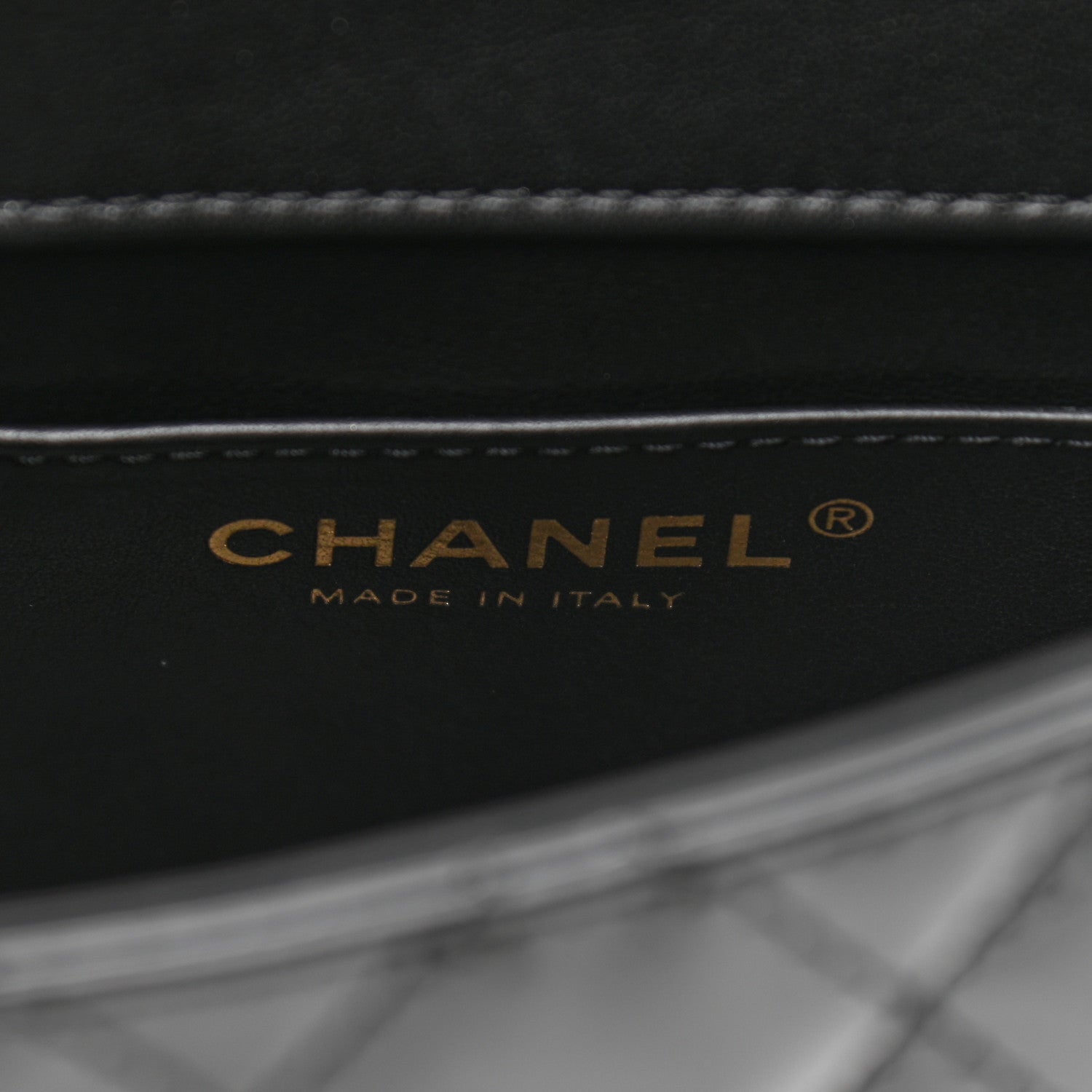 Chanel Patent Calfskin Quilted Mini Square Flap Black 5 of 11