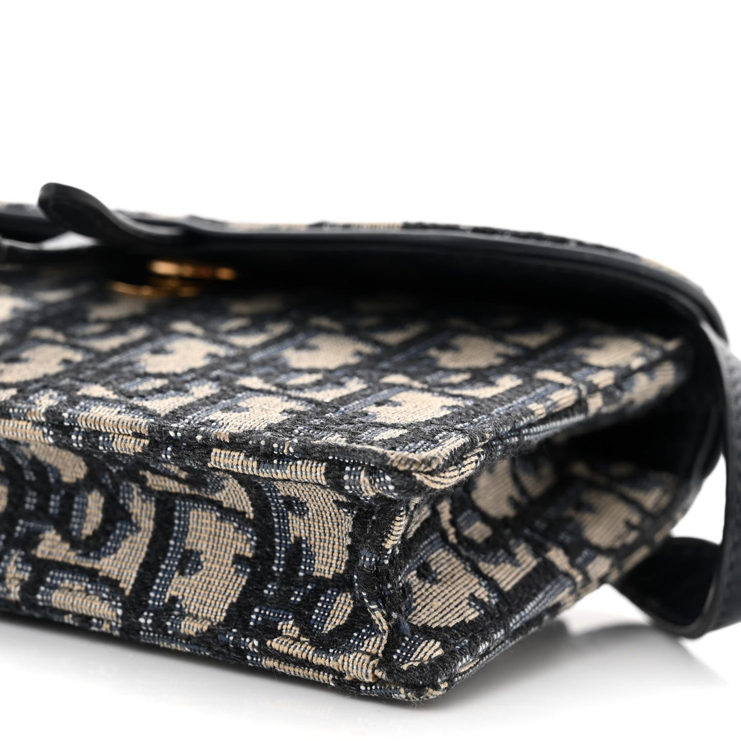 Oblique Saddle Belt Bag Blue