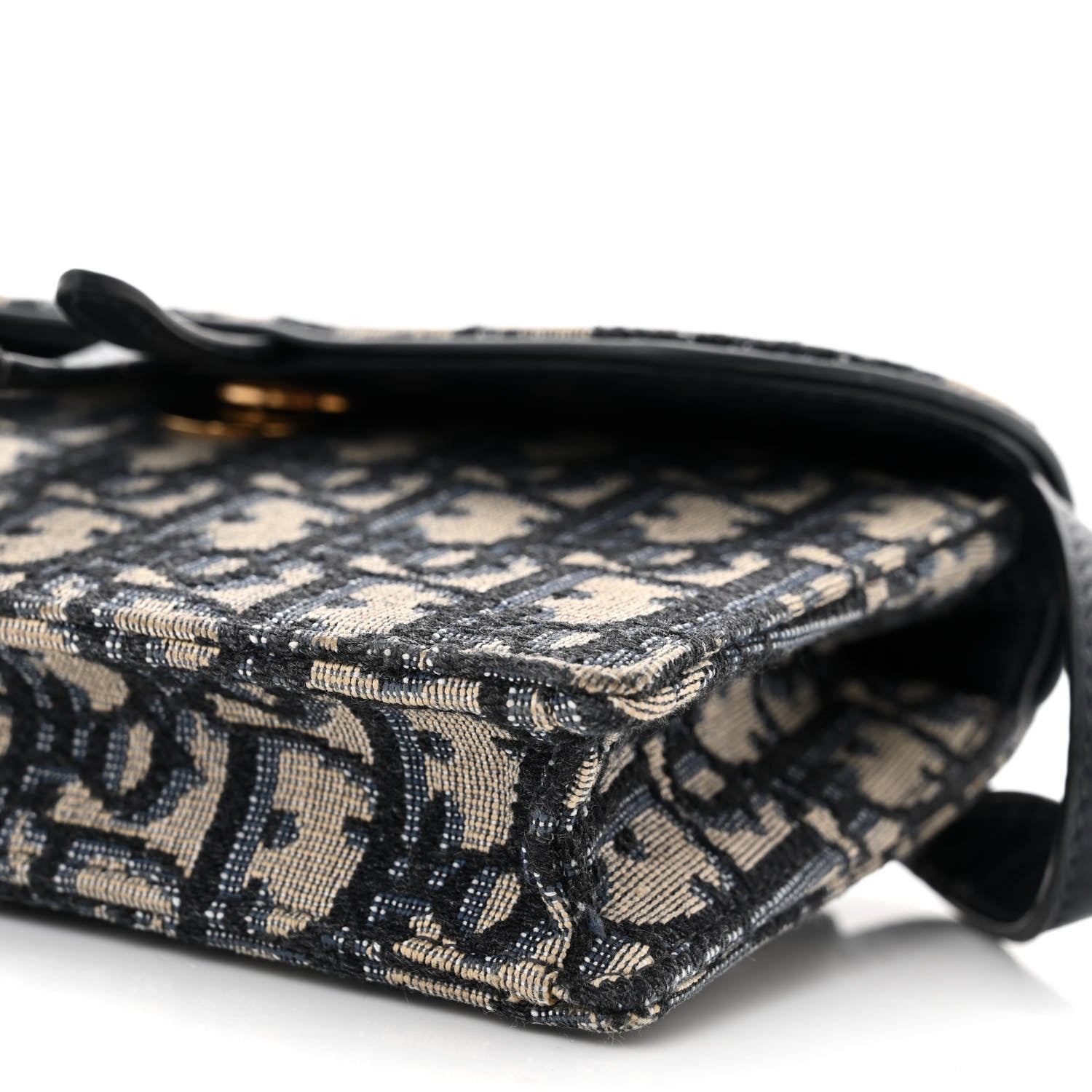 Christian Dior Oblique Saddle Belt Bag Blue 10 of 11