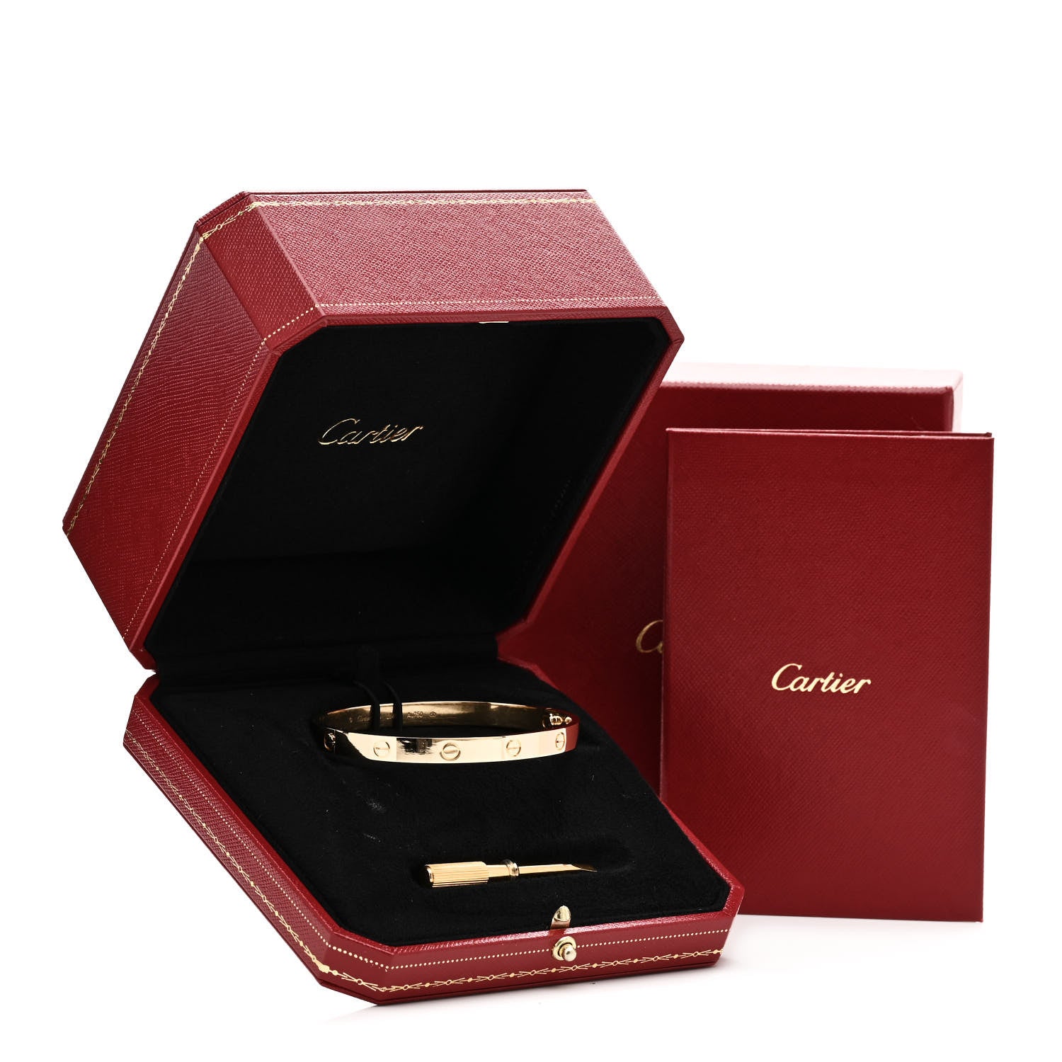 Cartier 18K Yellow Gold LOVE Bracelet 19 4 of 4