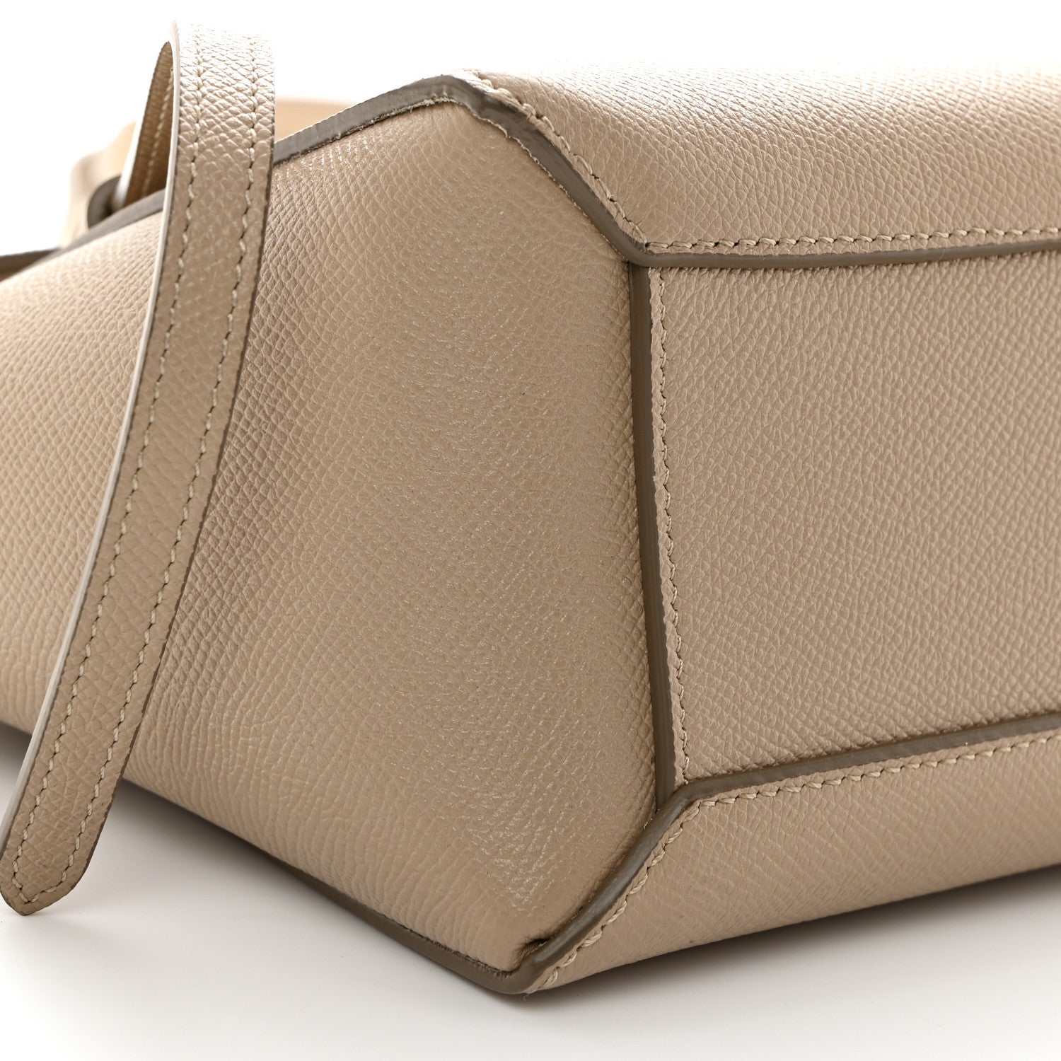 Celine Grained Calfskin Nano Belt Bag Light Taupe 9 of 11