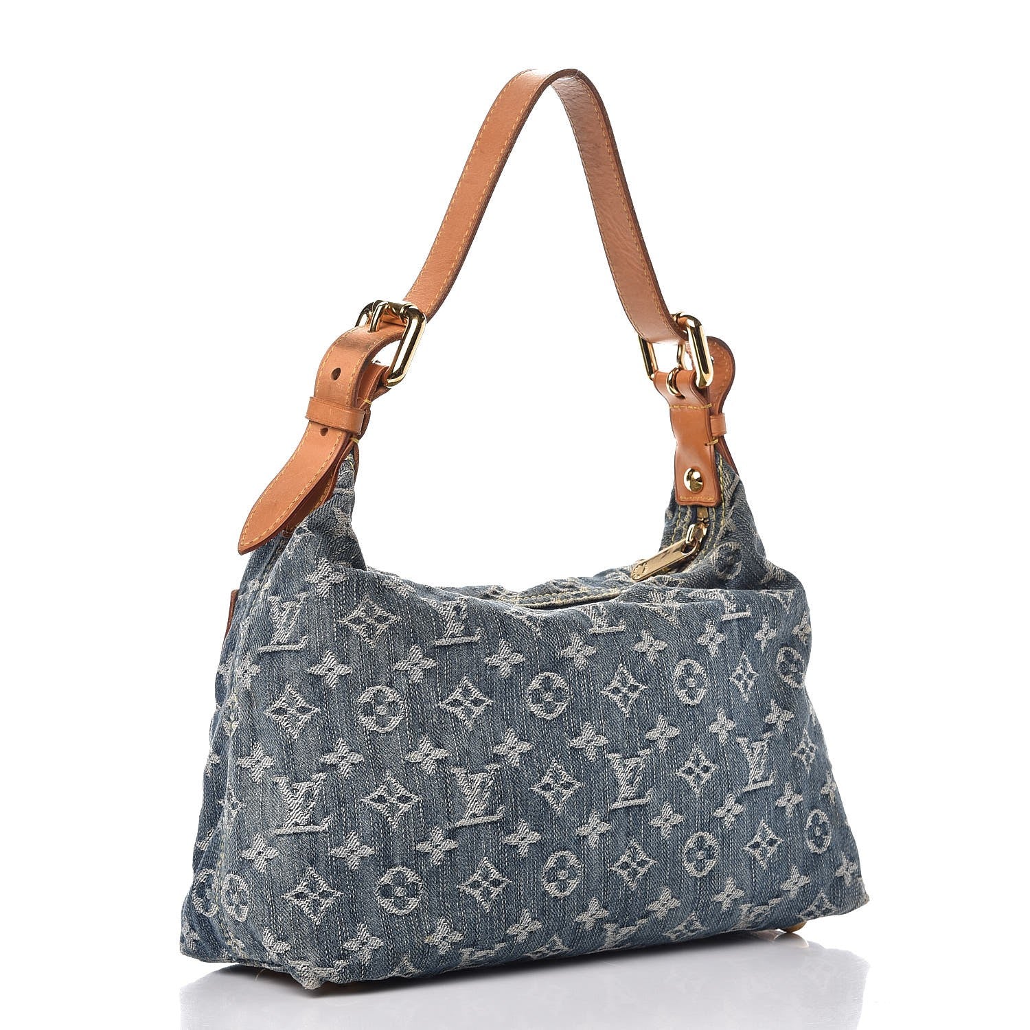 Louis Vuitton Monogram Denim Baggy PM Blue 4 of 14