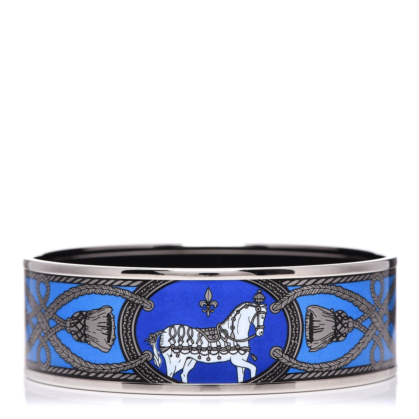 Printed Enamel Wide Grand Apparat Bracelet 65