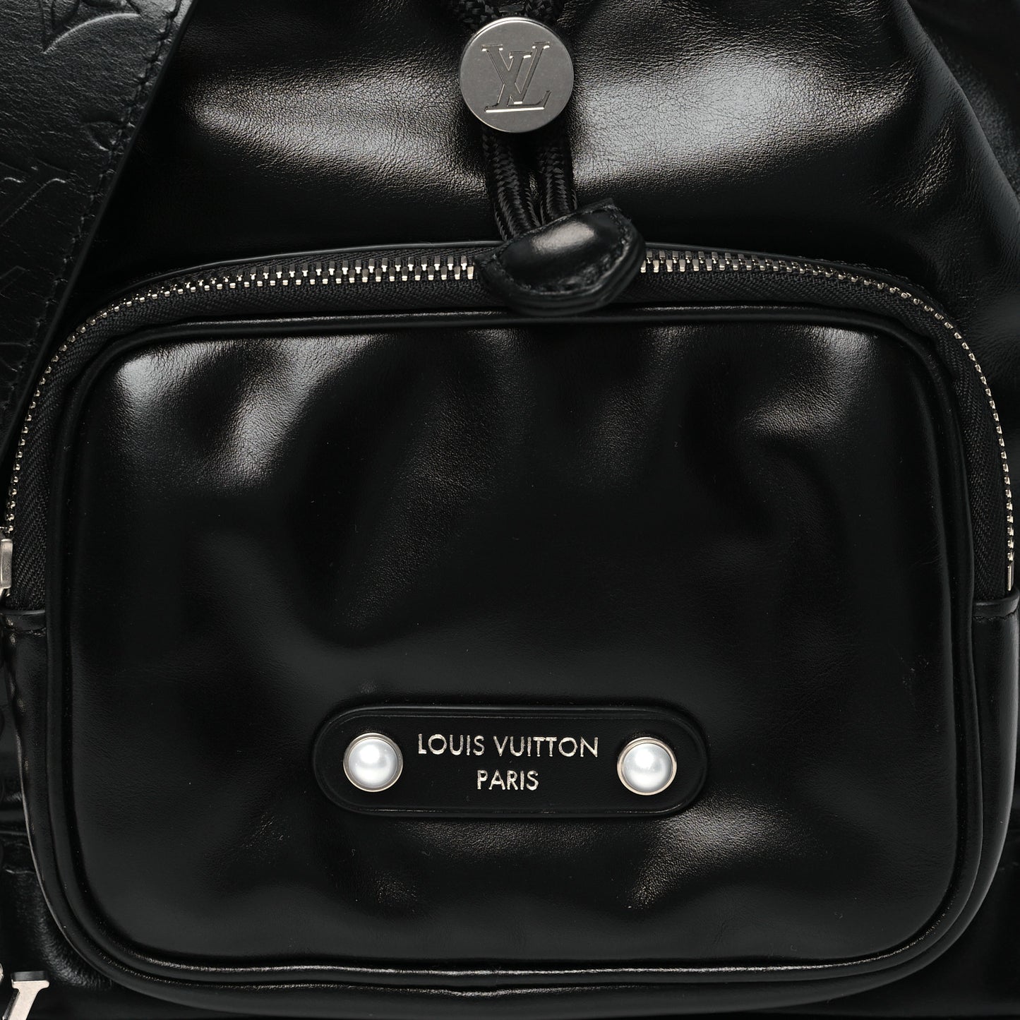 LV Night Calfskin Noe Cargo Black