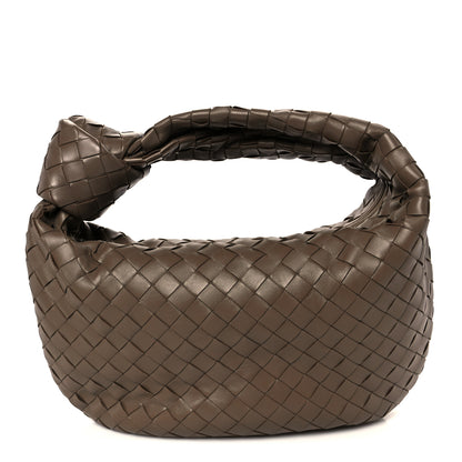 Bottega Veneta Nappa Intrecciato Teen Jodie Hobo Taupe Grey 1 of 11
