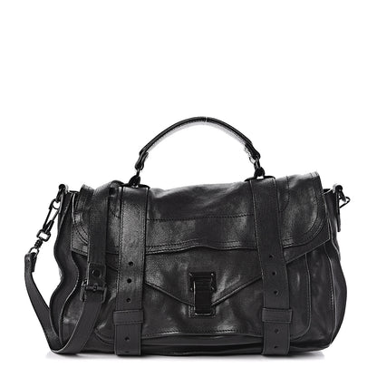 Proenza Schouler Lambskin Medium PS1 Satchel Black 2 of 12