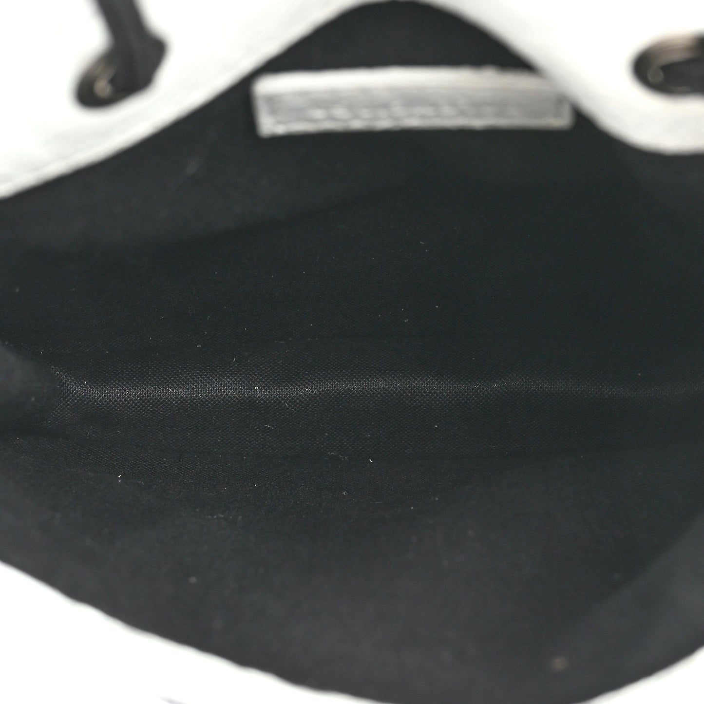 Agneau Arena Graffiti All Over Small Explorer Pouch with Strap White Multicolor