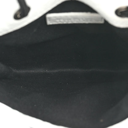 Balenciaga Agneau Arena Graffiti All Over Small Explorer Pouch with Strap White Multicolor 5 of 12