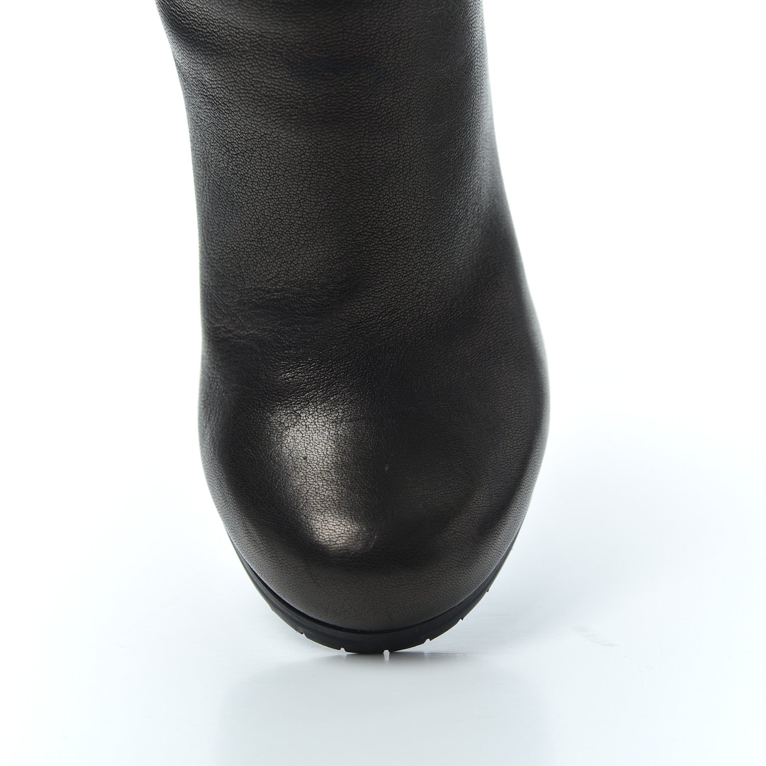 Saint Laurent Calfskin Jinny 105 Thigh High Boots 35 Black 16 of 23