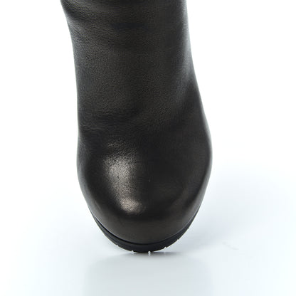 Saint Laurent Calfskin Jinny 105 Thigh High Boots 35 Black 16 of 23