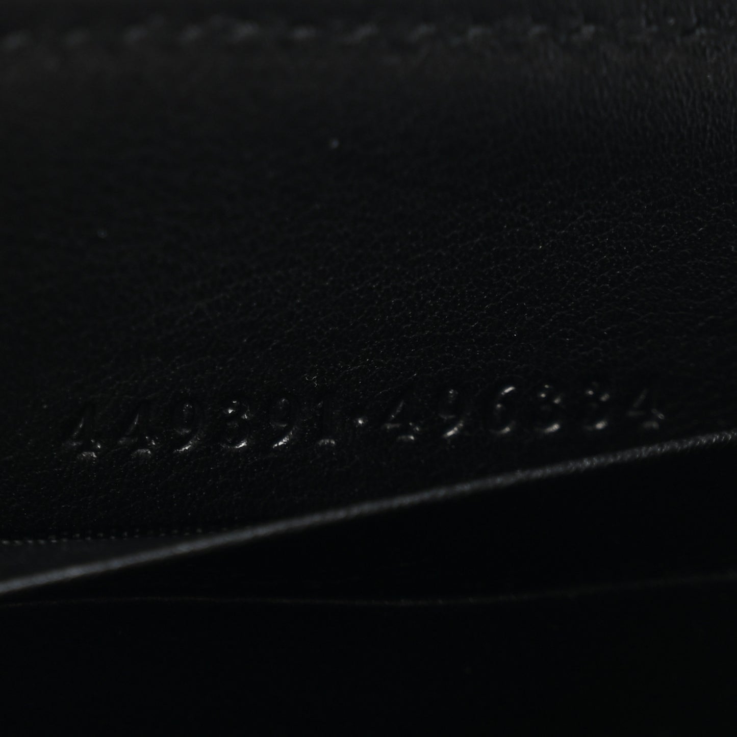 Microguccissima Zip Around Wallet Black