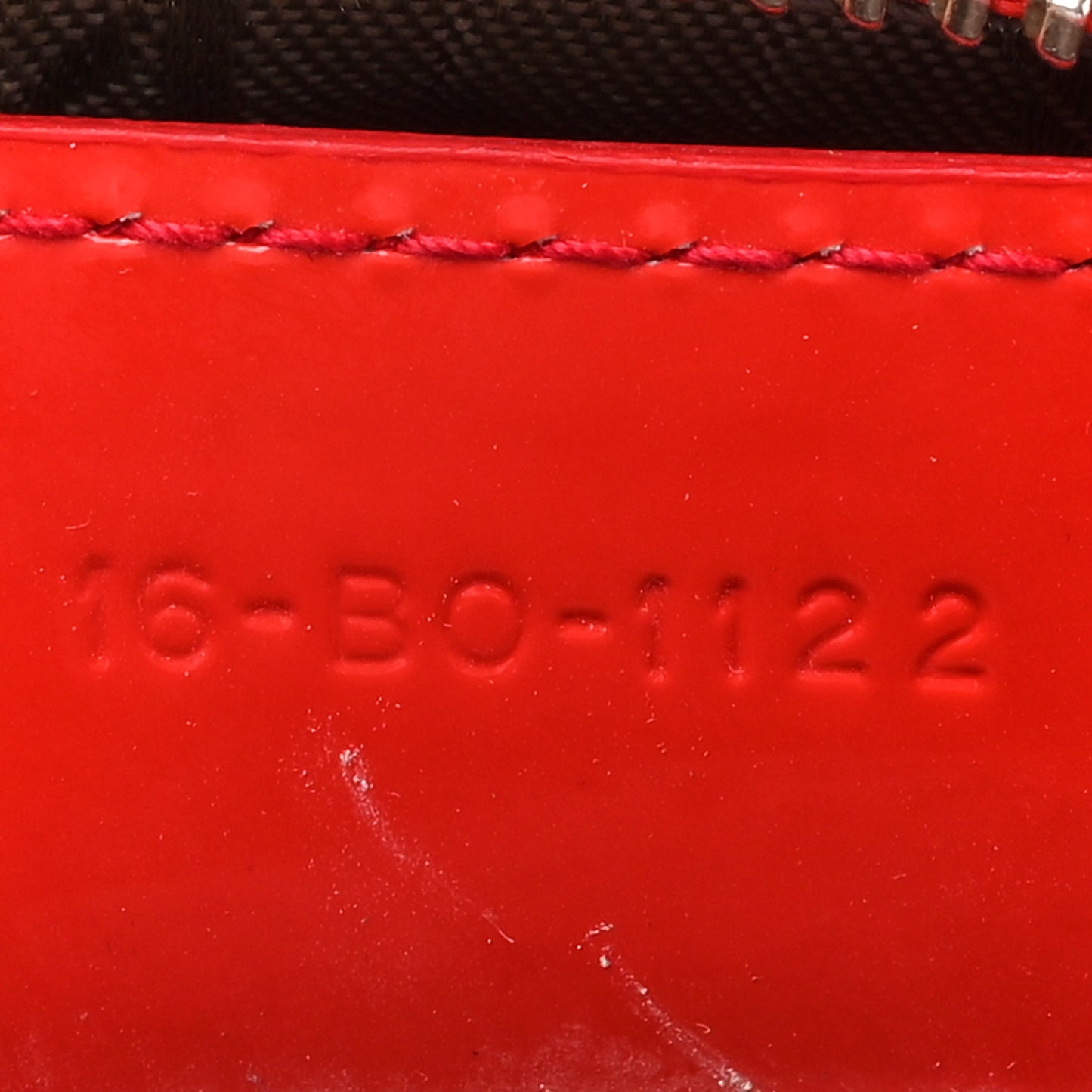 Patent Cannage Medium Lady Dior Red