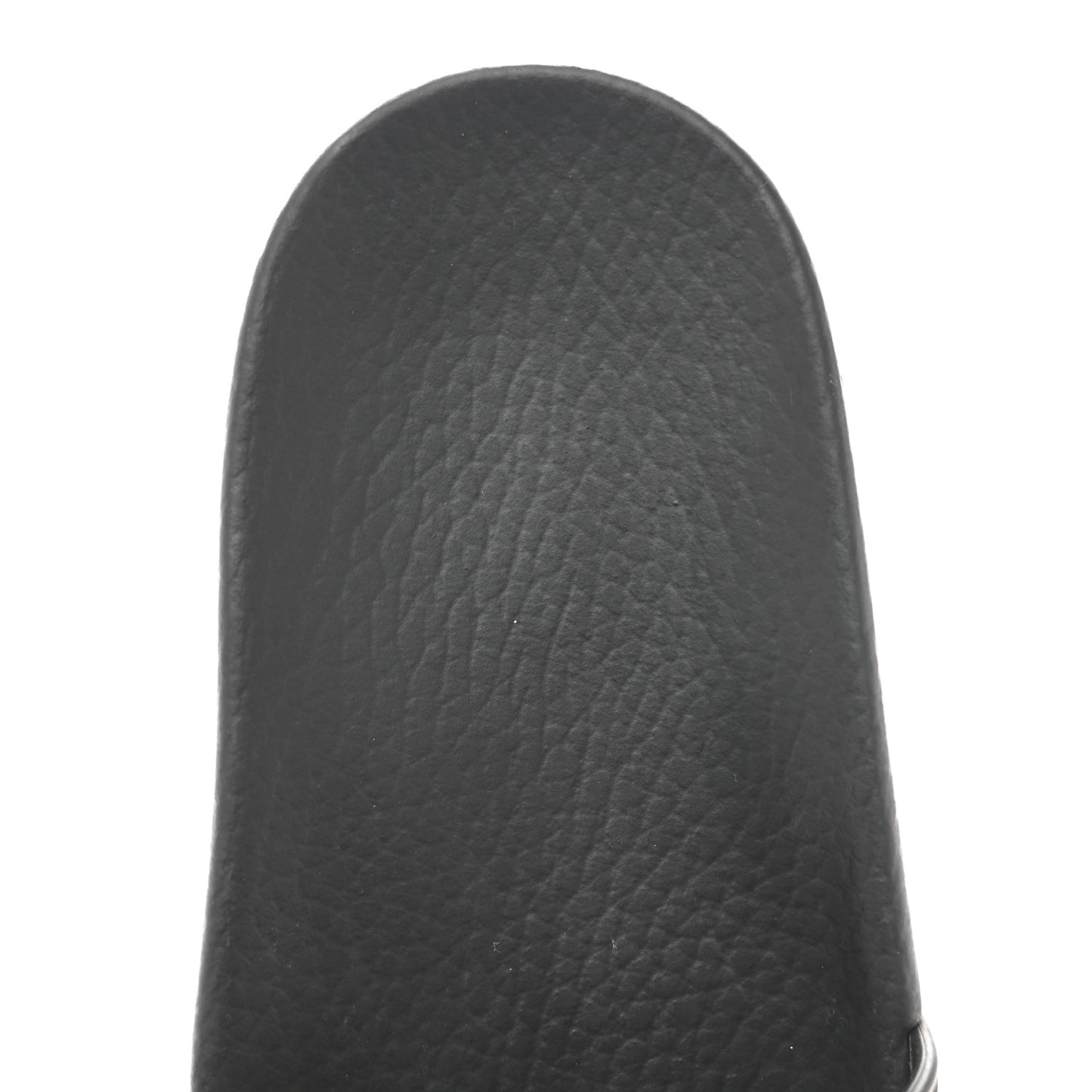 Rubber GG Monogram Perforated Womens Slide Sandals 40 Black