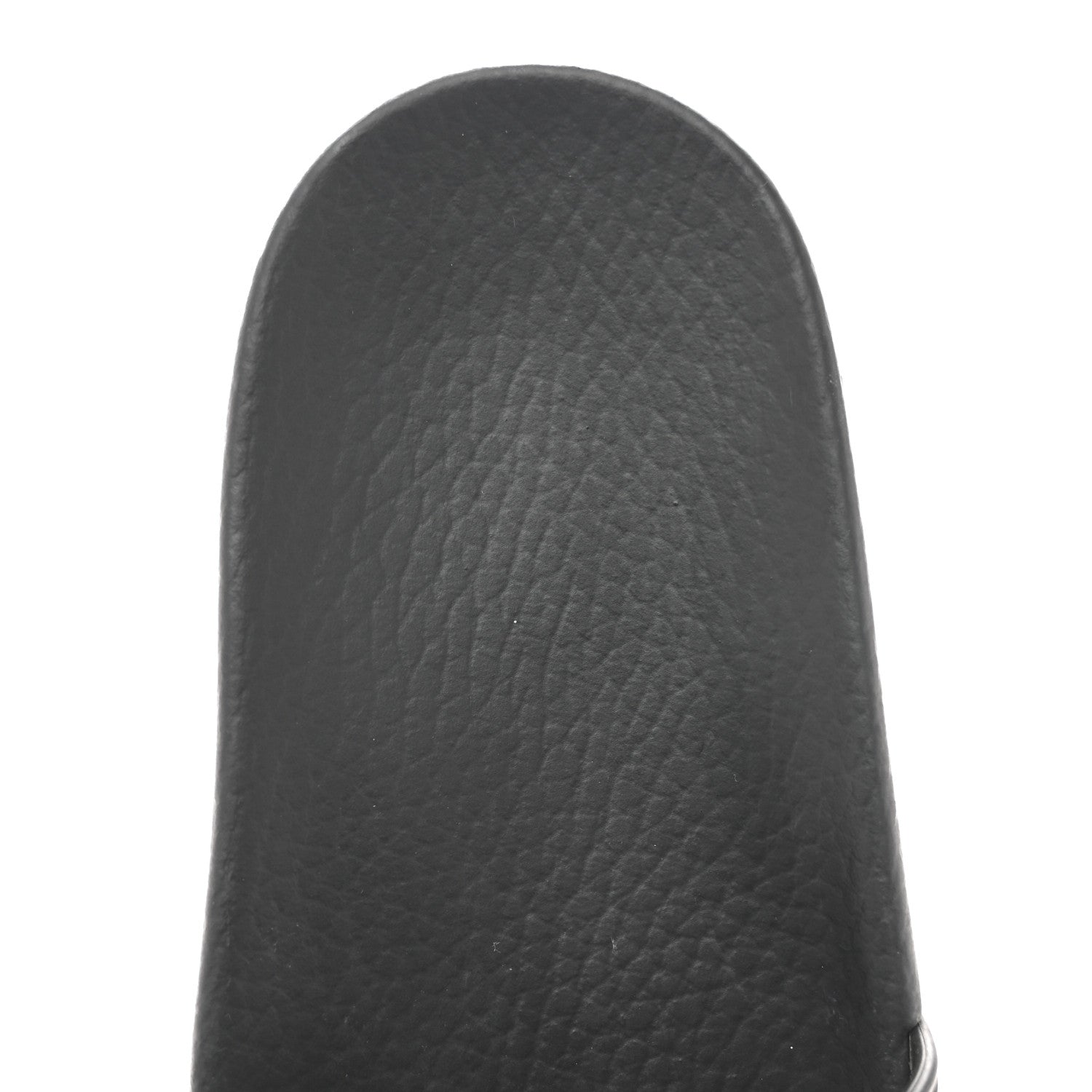 Gucci Rubber GG Monogram Perforated Womens Slide Sandals 40 Black 7 of 10