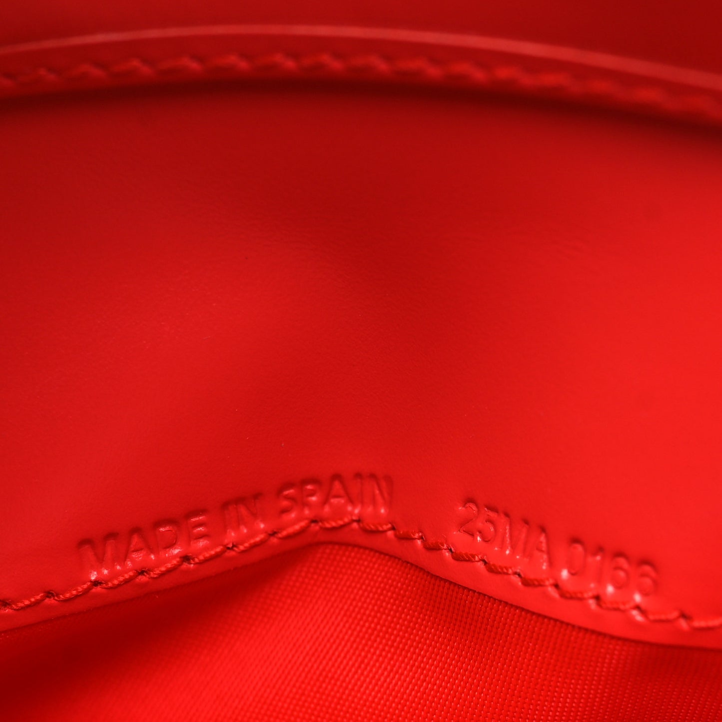 Patent Cannage Lady Dior Eden Wallet Red
