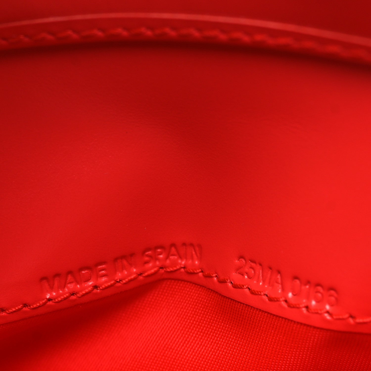 Christian Dior Patent Cannage Lady Dior Eden Wallet Red 8 of 9