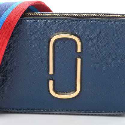 Marc Jacobs Saffiano Small Snapshot Camera Bag Navy Multicolor 9 of 11