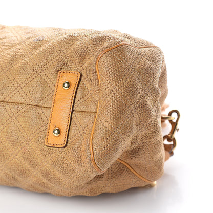 Marc Jacobs Coated Jute Ostrich Quilted Stam Yellow 11 of 11