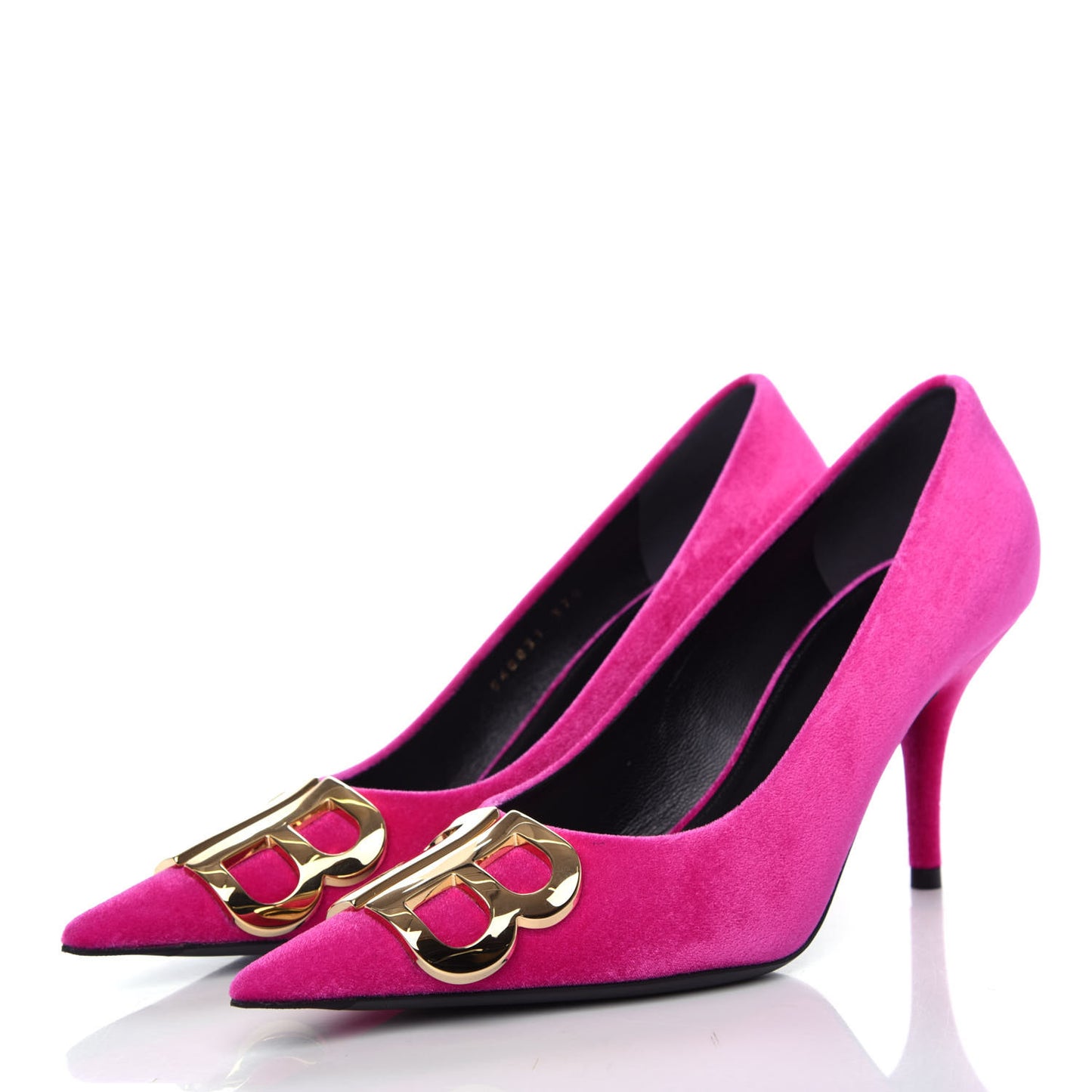 Velvet De Soie Pumps 37.5 Rose Fuchsia