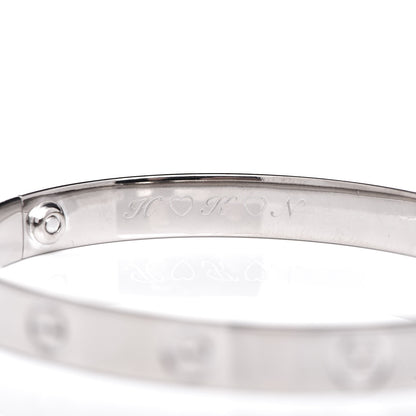 Cartier 18K White Gold LOVE Bracelet 17 4 of 7