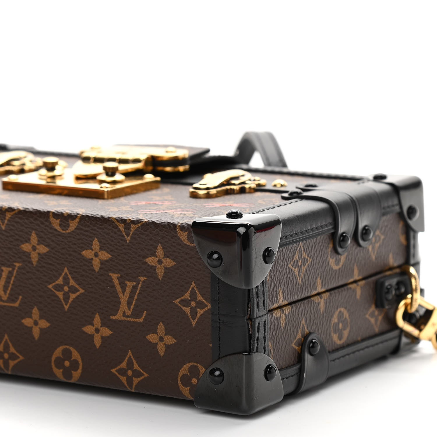 Louis Vuitton Monogram Petite Malle Black 8 of 9