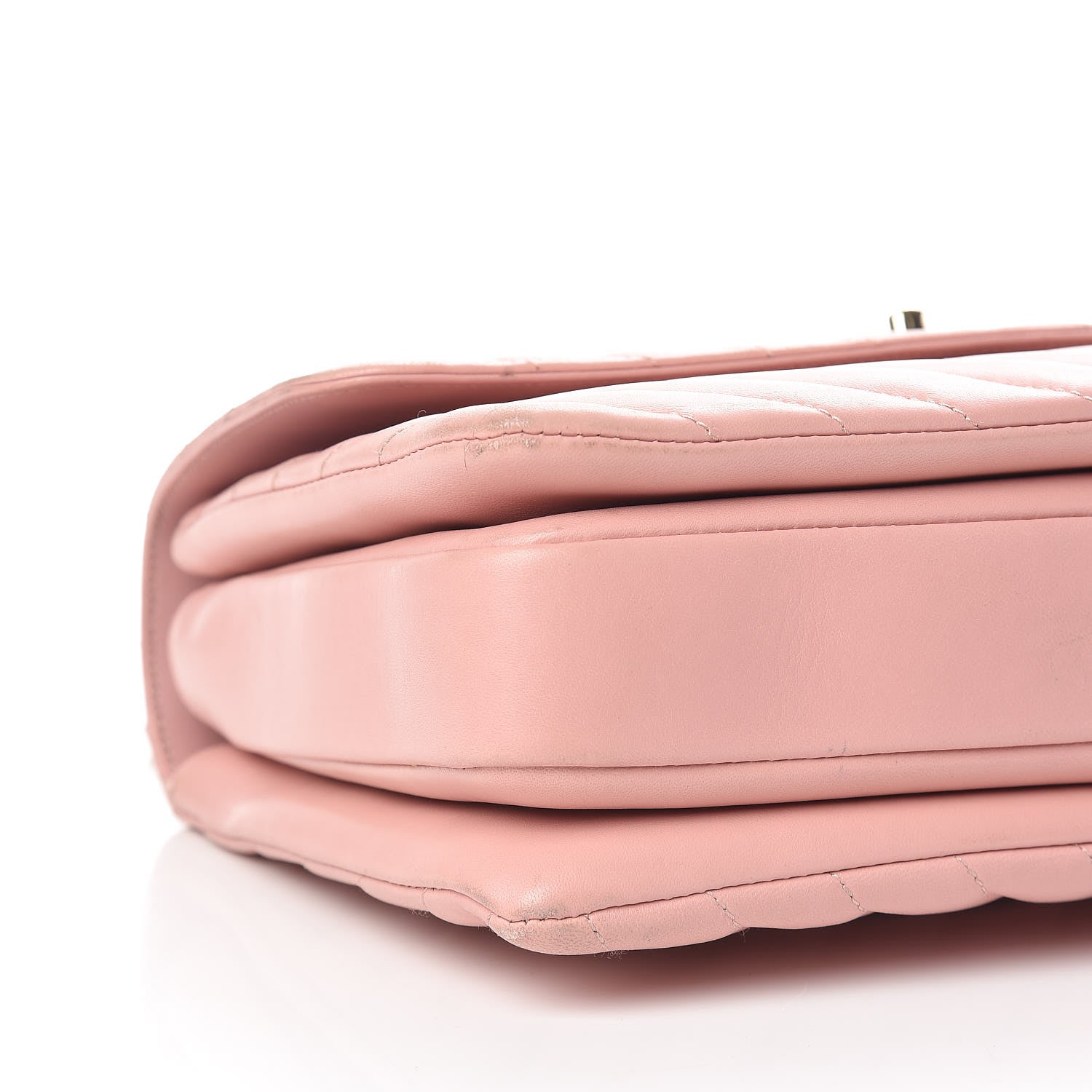 Chanel Lambskin Chevron Quilted Medium Trendy CC Dual Handle Flap Bag Pink 8 of 12