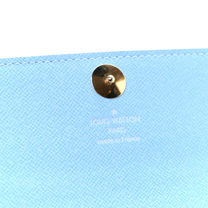 Louis Vuitton Monogram Multicolor Sarah Wallet White Bleuet 6 of 8