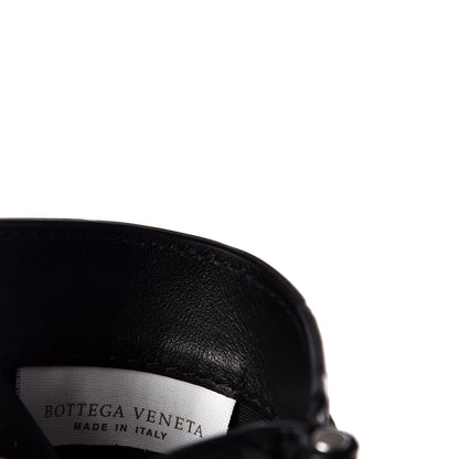Bottega Veneta Nappa Maxi Intrecciato Bi-Fold Money Clip Wallet Black 7 of 9