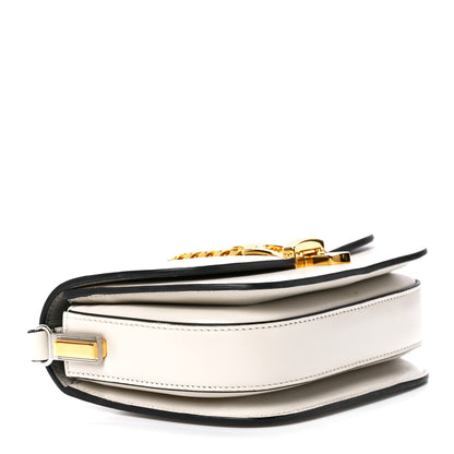 Gucci Azalea Calfskin Mini Sylvie 1969 Flap Messenger Bag Mystic White 4 of 13