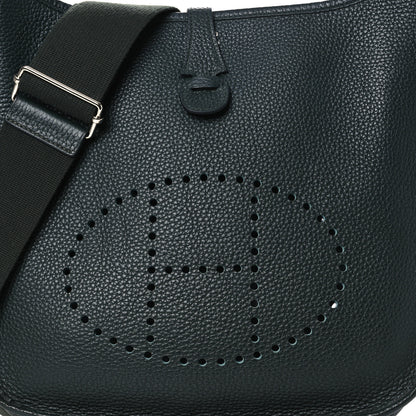 Hermes Taurillon Clemence Evelyne III PM Vert Cypress 8 of 12