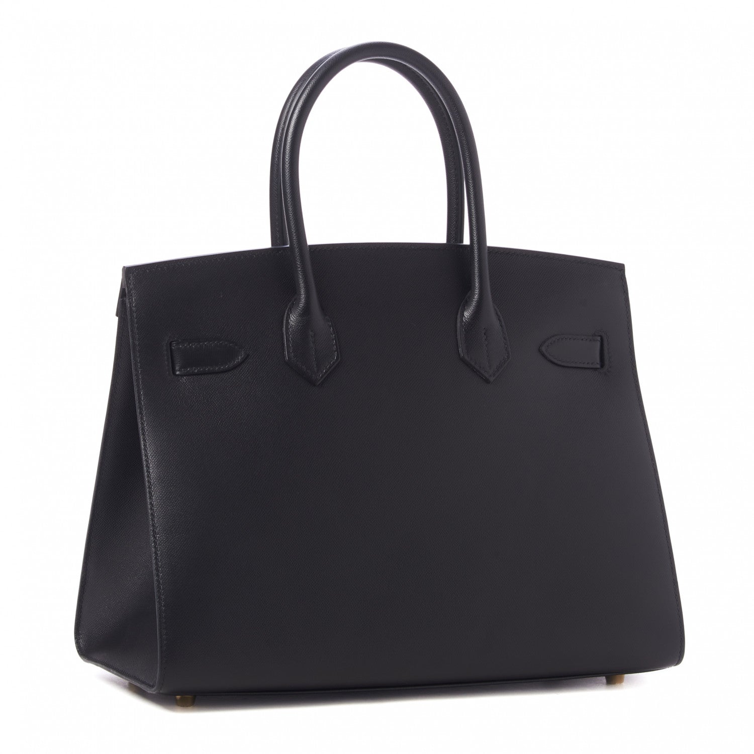 Hermes Madame Calfskin Birkin Sellier 30 Black 2 of 32