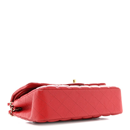 Chanel Caviar Quilted Medium Double Flap Red 4 of 15